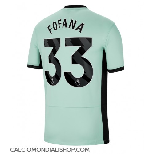 Maglie da calcio Chelsea Wesley Fofana #33 Terza Maglia 2023-24 Manica Corta
